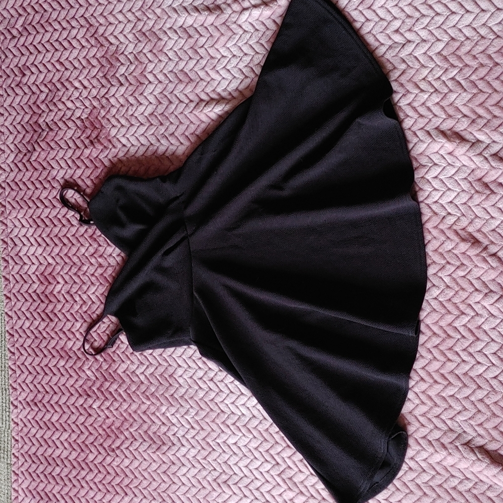 Black mini dress